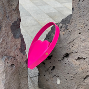 Fuchsia Heart Baguette